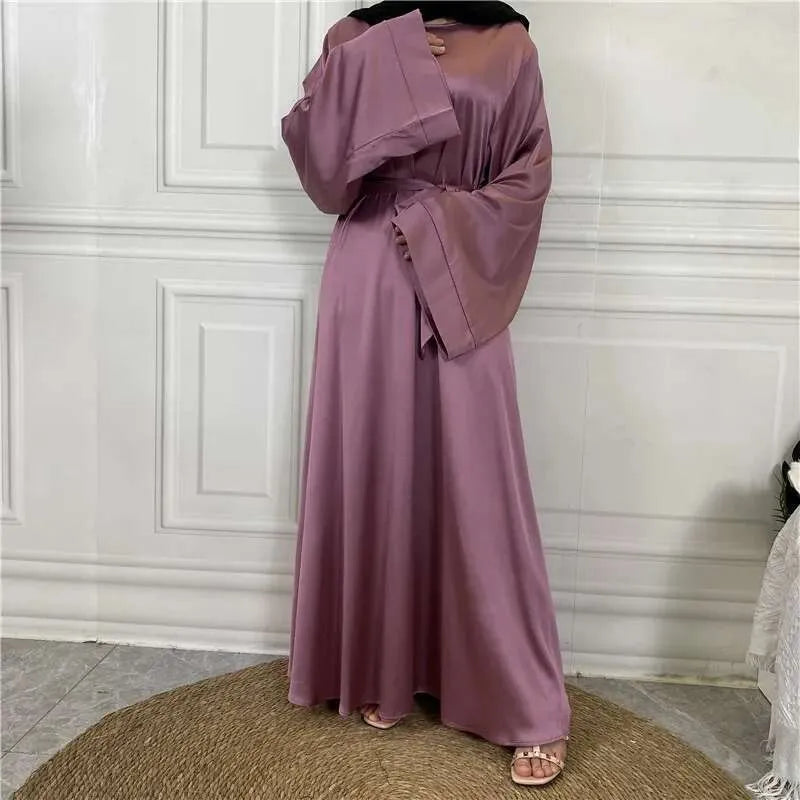 Women Modest Abaya Ramadan Simple Maxi Robe Turkey Kaftan Islamic Clothing Muslim Caftan