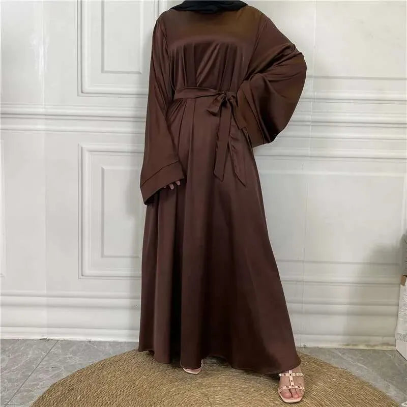 Women Modest Abaya Ramadan Simple Maxi Robe Turkey Kaftan Islamic Clothing Muslim Caftan