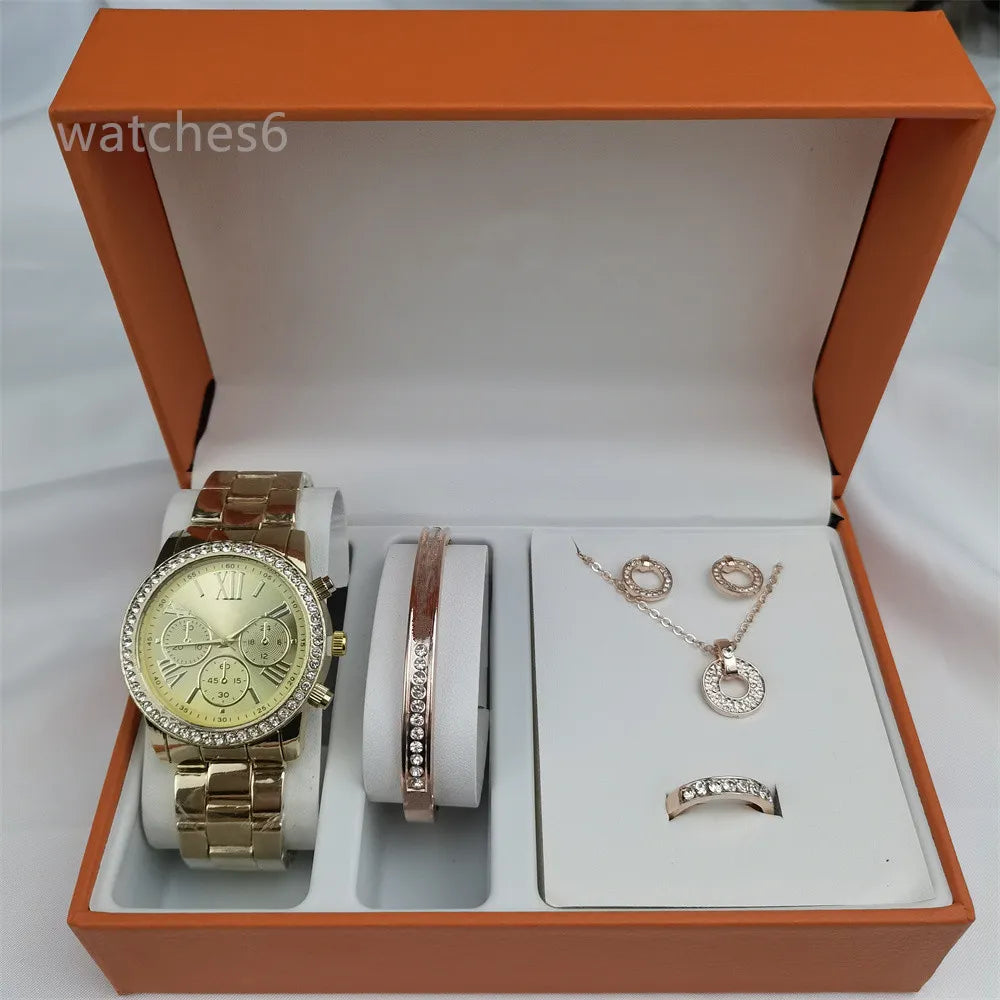 Luxury Sparkle – Women's Designer Watch with Diamond Detailing