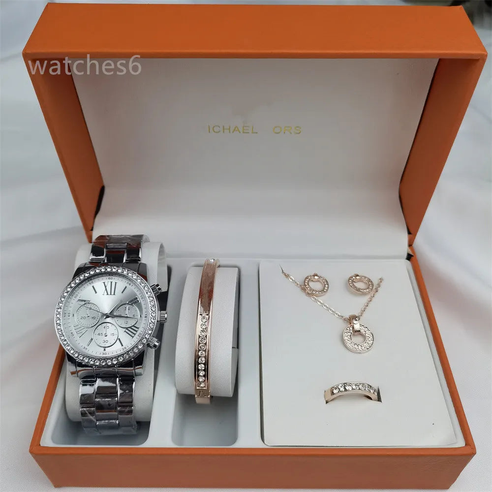 Luxury Sparkle – Women's Designer Watch with Diamond Detailing