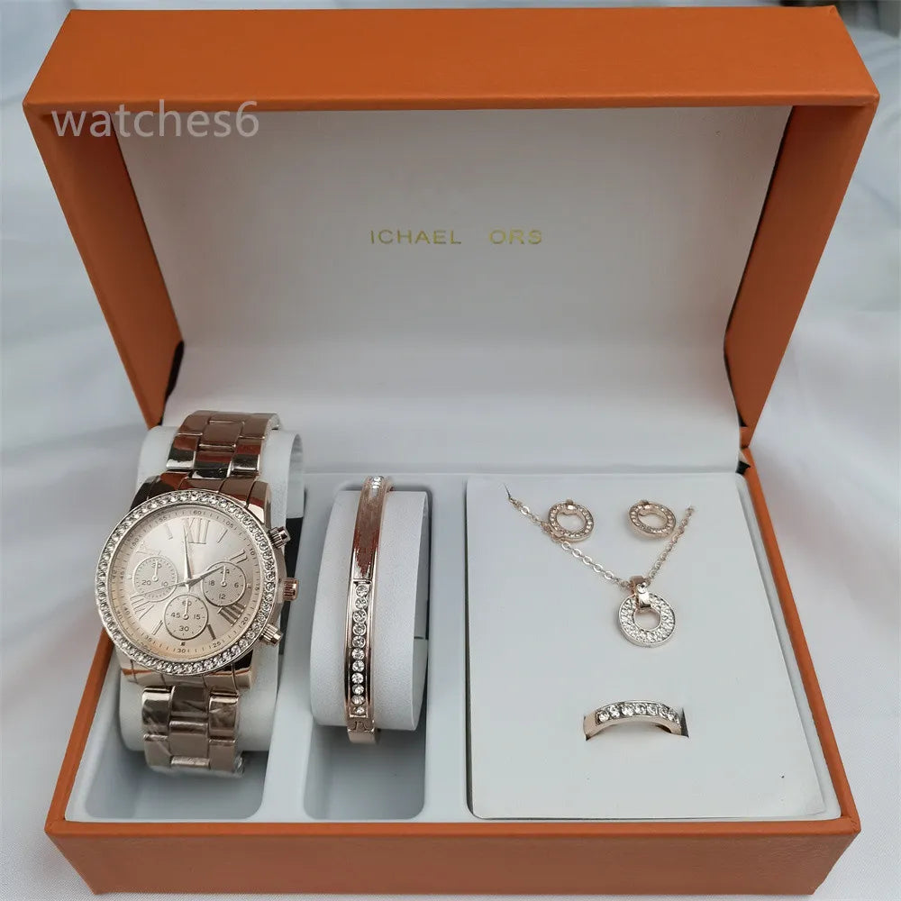 Luxury Sparkle – Women's Designer Watch with Diamond Detailing
