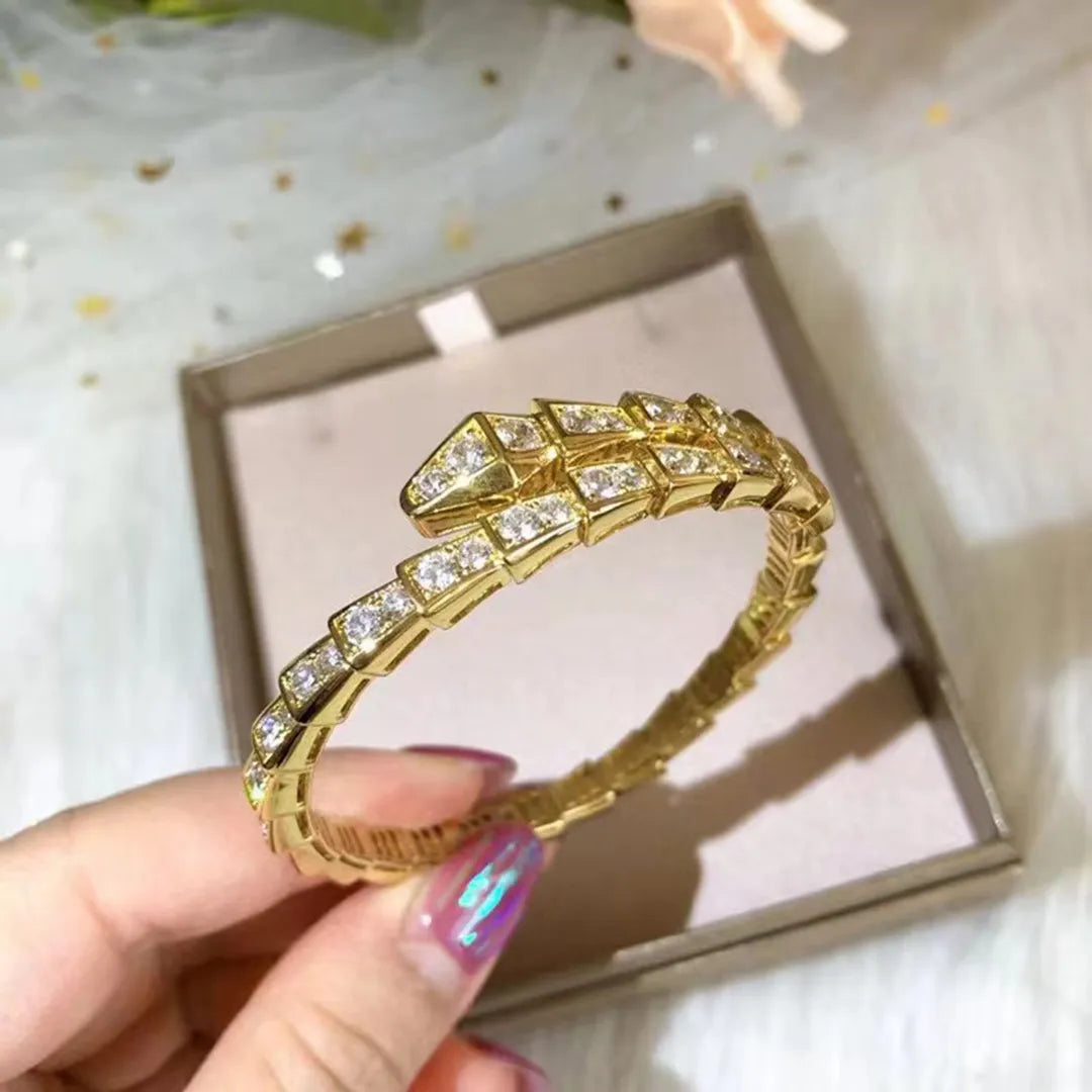 Bold Elegance Pyramid Bangle for Women