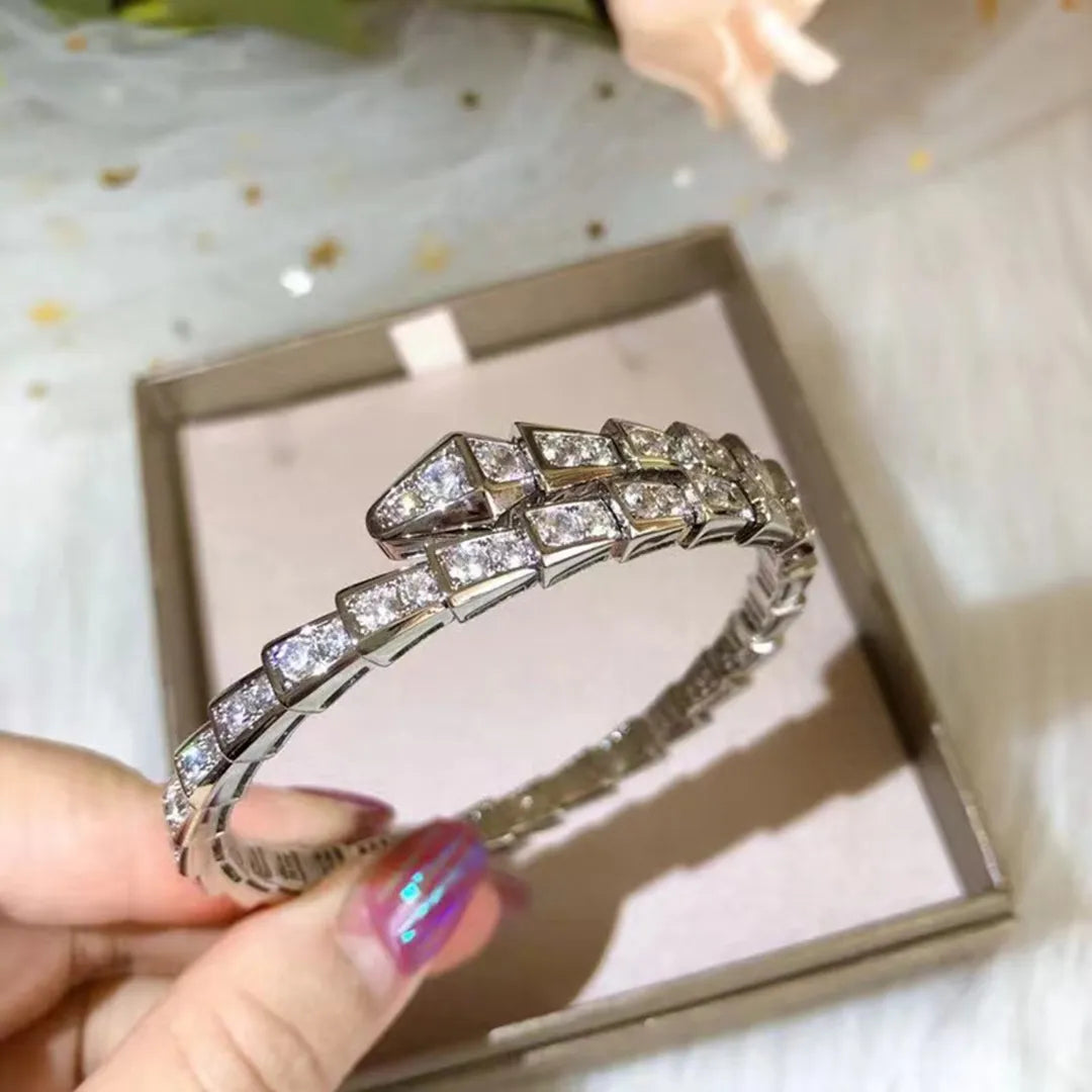 Bold Elegance Pyramid Bangle for Women