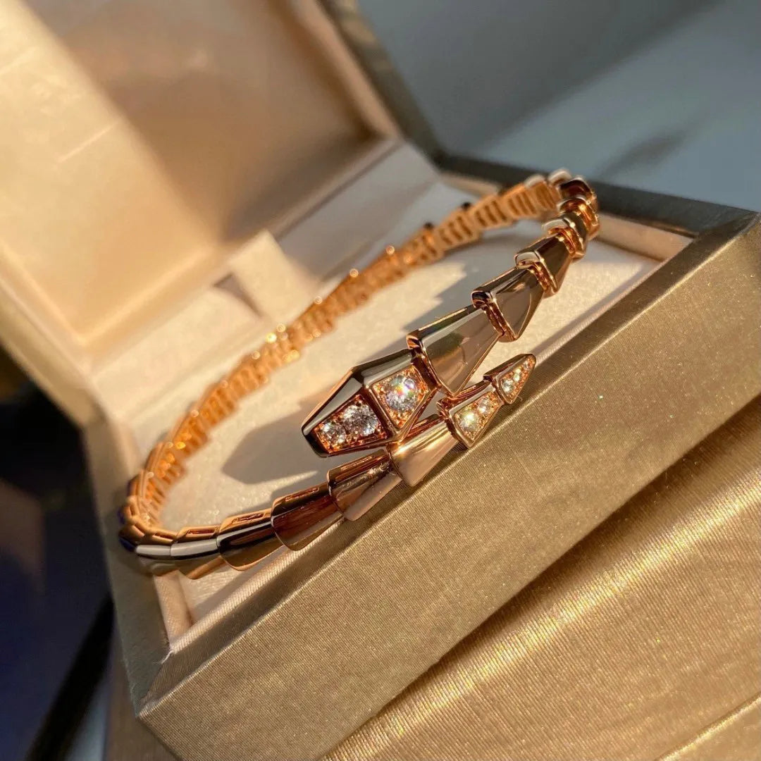 Bold Elegance Pyramid Bangle for Women